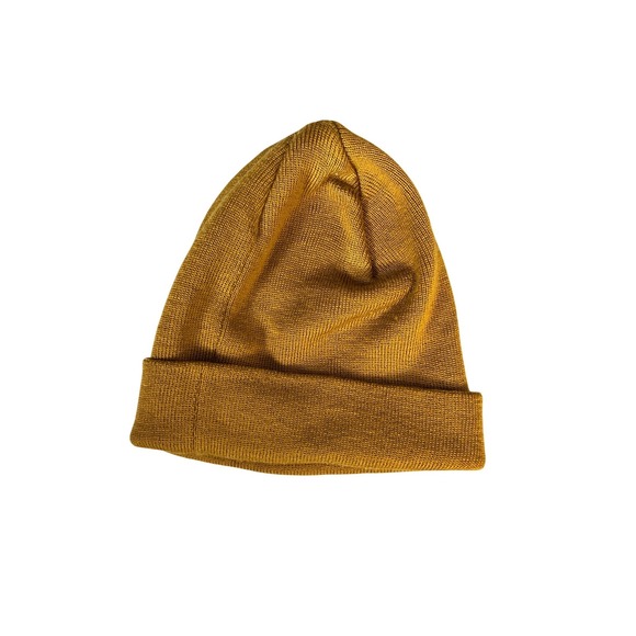 Adidas Originals Beanie Hat Mustard Yellow OSFA Acrylic Classic Logo - Picture 2 of 3